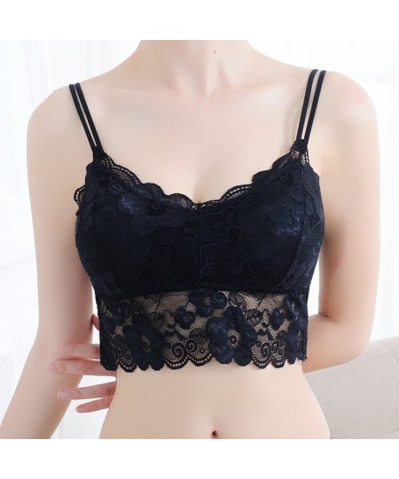 Sexy Wrapped Chest Crop Top Strapless Bra Lace Lingerie Bras For Women Underwear Brassiere Tops js1862 $12.67 - Underwear