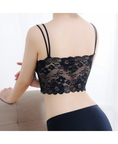 Sexy Wrapped Chest Crop Top Strapless Bra Lace Lingerie Bras For Women Underwear Brassiere Tops js1862 $12.67 - Underwear