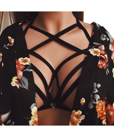 Hollow Out Bandage Cage Bras For Women Strappy Bra Bralette Bustier Sexy Underwear Lingerie Brassiere Women Harness Bra $9.68...