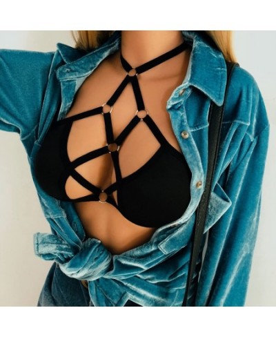 Hollow Out Bandage Cage Bras For Women Strappy Bra Bralette Bustier Sexy Underwear Lingerie Brassiere Women Harness Bra $9.68...