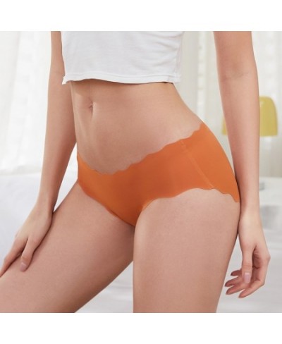 10PCS Seamless Women's Panties Sports Breathable Underwear Girls Comfortable Briefs Satin Lingerie Ruffles Underpants $28.81 ...