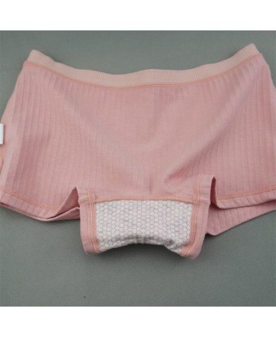 2 Pcs Ribbed Cotton Boyshort Women Sports Panties Ladies Sexy Boxer Shorts Solid Color Middle Waist Underwear $15.58 - Underwear