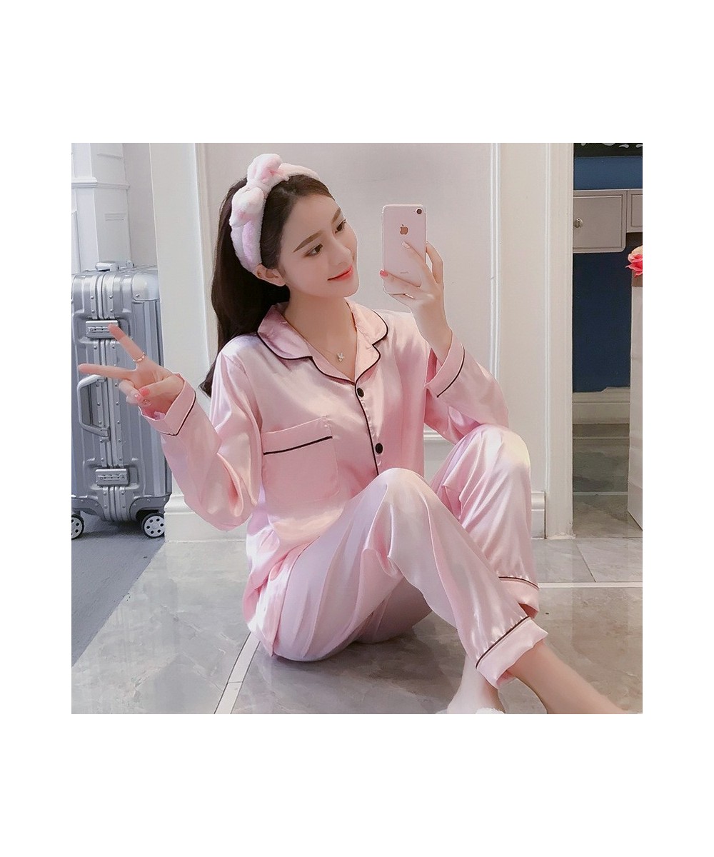 2022 Satin Silk Pajamas for Women Summer Pyjamas Home Clothes Women Nightwear Pajama Set Long Nightgown Plus Size Sleepwear $...