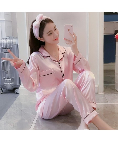 2022 Satin Silk Pajamas for Women Summer Pyjamas Home Clothes Women Nightwear Pajama Set Long Nightgown Plus Size Sleepwear $...