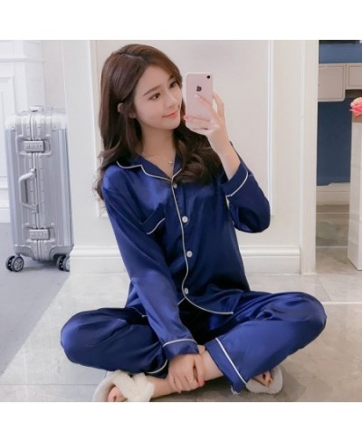 2022 Satin Silk Pajamas for Women Summer Pyjamas Home Clothes Women Nightwear Pajama Set Long Nightgown Plus Size Sleepwear $...