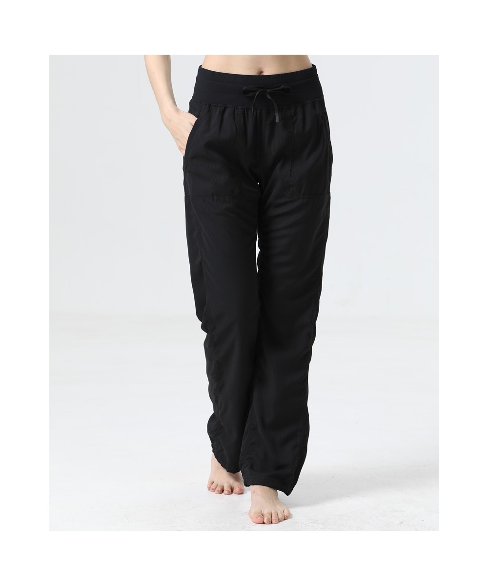 Womens Women's Pants & Capris Loose Workout Dance Studio Waist Sports For Women Casual Gym Yoga Long Wide Leg Pants Trousers ...