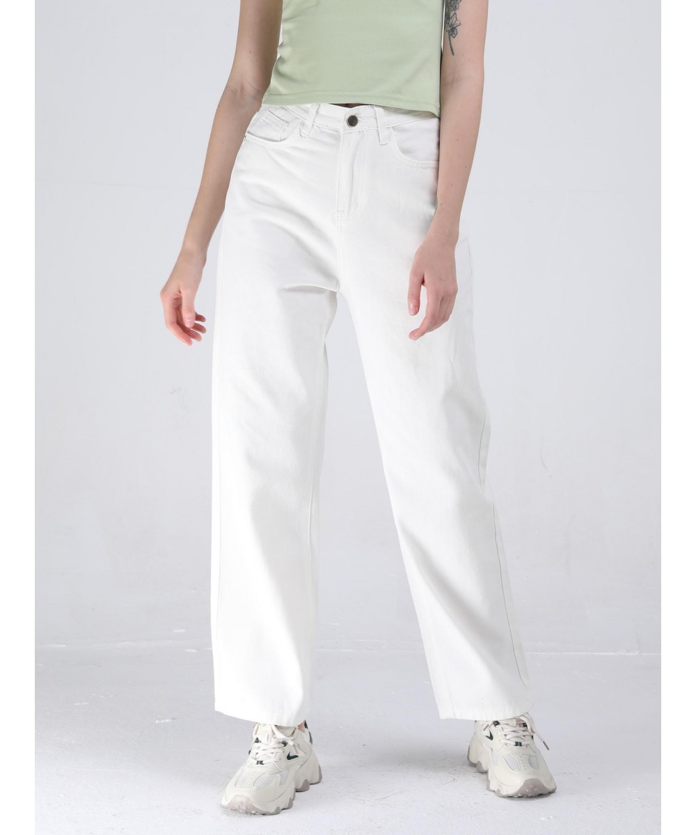 New Wide Leg White Jeans Women Vintage Baggy Straight Denim Pants Summer 2022 High Waist Jeans $45.95 - Jeans