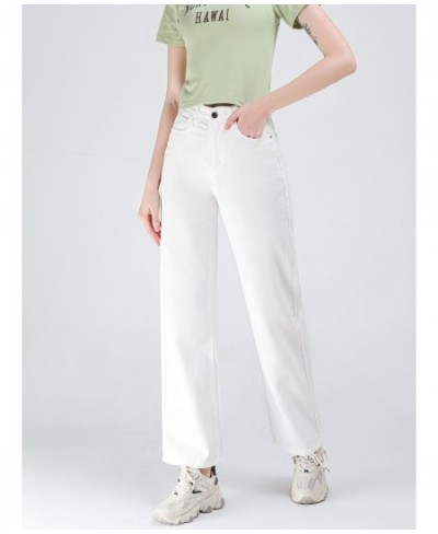 New Wide Leg White Jeans Women Vintage Baggy Straight Denim Pants Summer 2022 High Waist Jeans $45.95 - Jeans