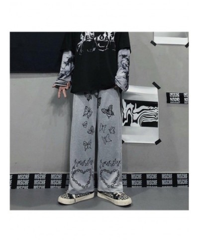 Women Pants Streetwear Gothic Oversized Wide Leg Trousers Casual Hip-hop Y2k Harajuku Femme Pantalon Vintage Dark Pant $33.19...