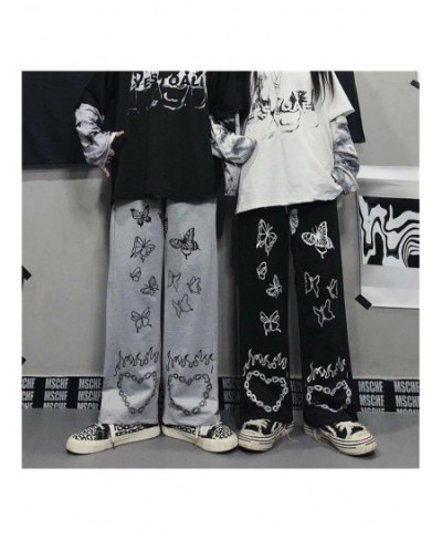 Women Pants Streetwear Gothic Oversized Wide Leg Trousers Casual Hip-hop Y2k Harajuku Femme Pantalon Vintage Dark Pant $33.19...