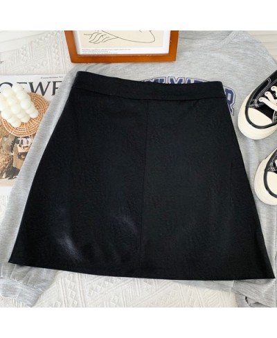 12 color basic solid color pu leather high waist skirt with hip skirt for women $33.14 - Skirts