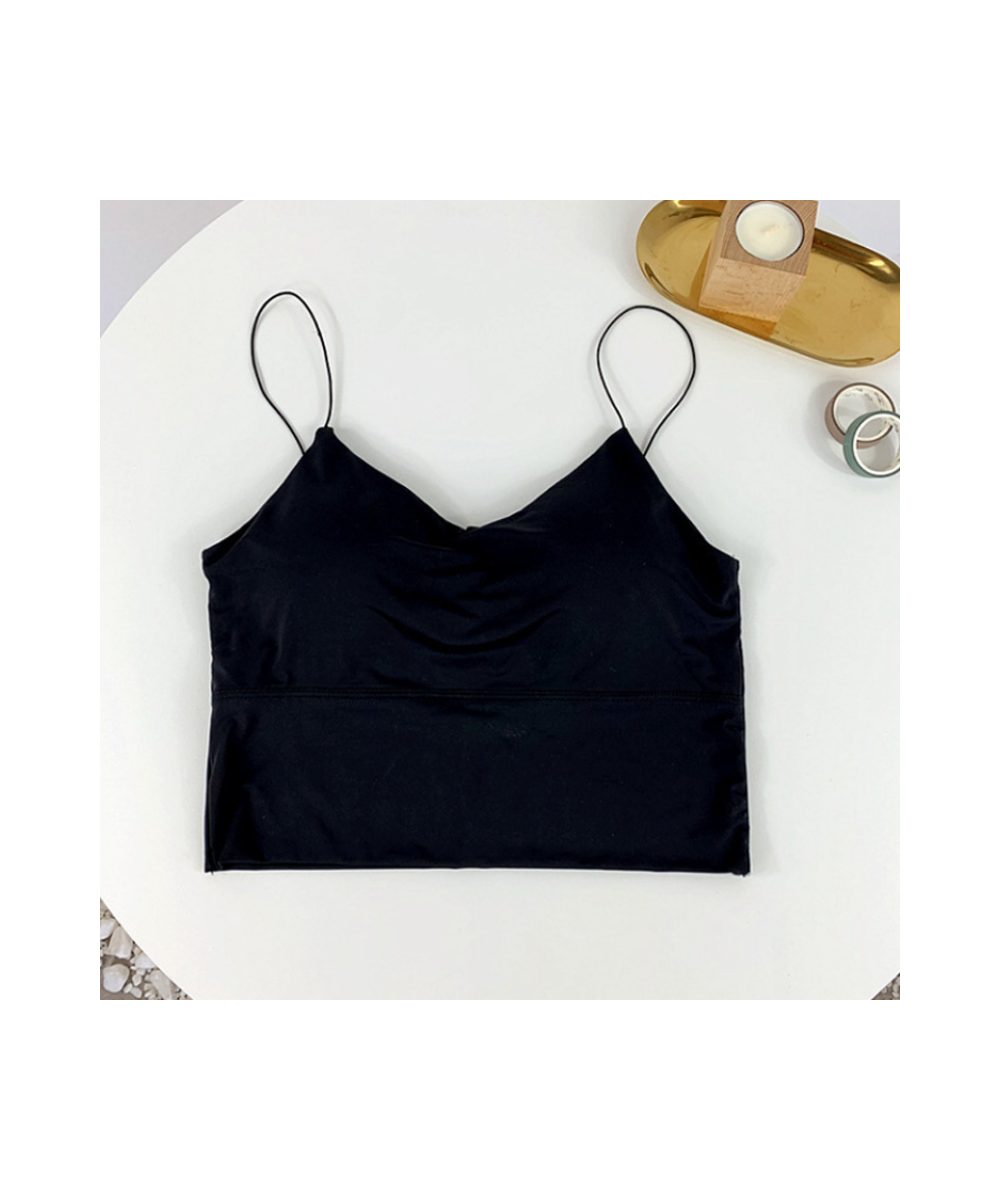 Women Lingirie Tops Vest Casual Cotton Female Spaghetti Strappy Camis Crop Tops For Women Cotton Spaghetti Tops Summer $13.00...