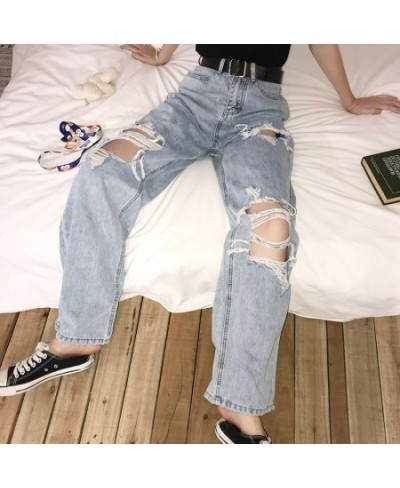 New Women Hip Hop Loose Jeans Pants Vintage Torn Trousers Female Streetwear Plus Size 5XL 2023 Women's High Waist Ripped Jean...