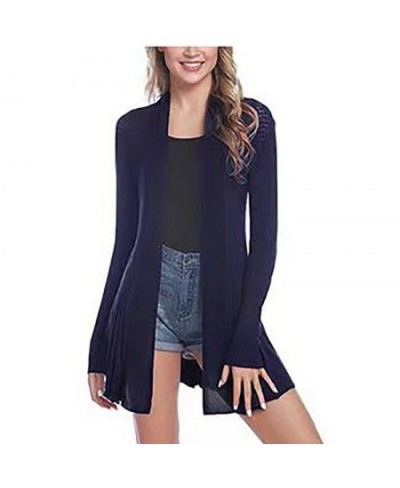 Autumn fashion women Cardigan sweater 2023 new style Casual knitted Cardigan Black Cardigan Sweater Women $33.21 - Sweaters