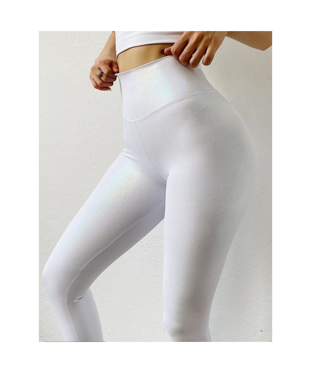 Women's Leggings Bright Leather Gym Sports Tights Sexy Yoga Pants High Waist Push Up Fitness Workout Female Leggings Sportswe...