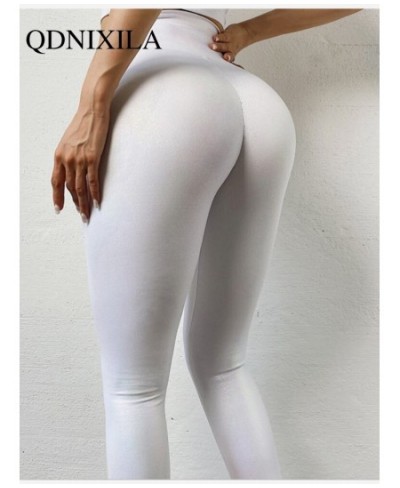 Women's Leggings Bright Leather Gym Sports Tights Sexy Yoga Pants High Waist Push Up Fitness Workout Female Leggings Sportswe...