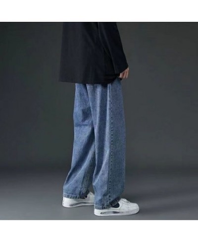 Y2K Streetwear Oversize Vintage Korean Fashion Boyfriend Jeans For Trousers Women Denim Wide-legged Baggy Pants Women's Botto...