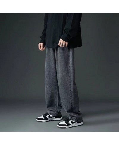 Y2K Streetwear Oversize Vintage Korean Fashion Boyfriend Jeans For Trousers Women Denim Wide-legged Baggy Pants Women's Botto...