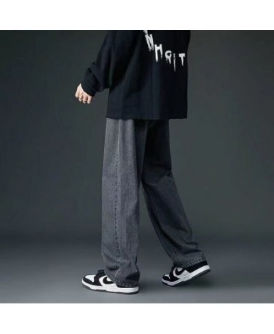 Y2K Streetwear Oversize Vintage Korean Fashion Boyfriend Jeans For Trousers Women Denim Wide-legged Baggy Pants Women's Botto...