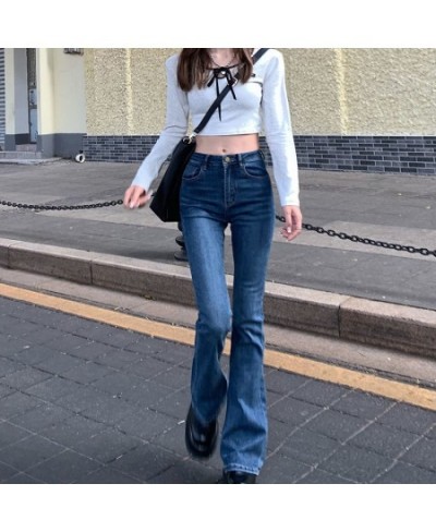 High Waist Loose Comfortable Jeans for Women Wide Leg Pants Elastic Fashion Boyfriend Style Denim Jean Flared Trousers Mokiji...