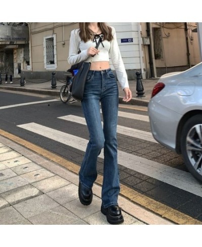 High Waist Loose Comfortable Jeans for Women Wide Leg Pants Elastic Fashion Boyfriend Style Denim Jean Flared Trousers Mokiji...