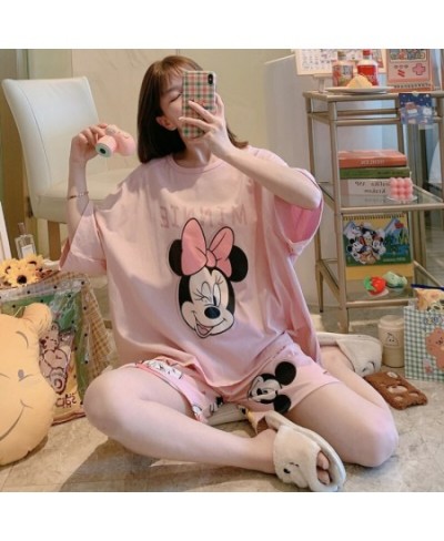 Minnie Mouse Women Pajamas Set Sleepwear Summer 2023 Soft Mujer Pijamas Nuisette Lingerie Nightwear Pyjamas Pjs Suit 2Pcs $33...