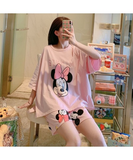 Minnie Mouse Women Pajamas Set Sleepwear Summer 2023 Soft Mujer Pijamas Nuisette Lingerie Nightwear Pyjamas Pjs Suit 2Pcs $33...