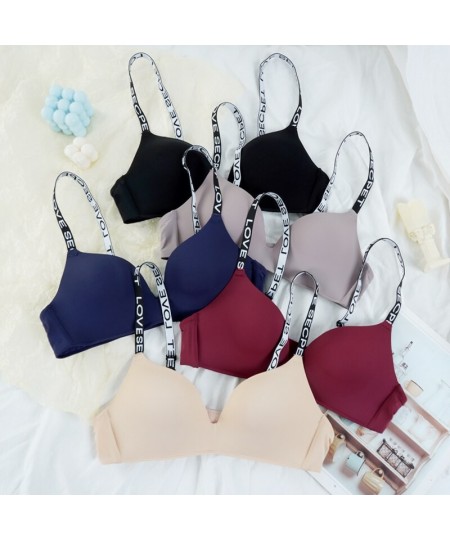 Women's Lingerie Push Up Bra Deep U Letter Straps Intimates Sexy Bralette Wireless Underwear Seamless Women Fashion Bra $17.2...