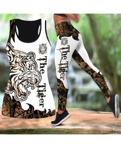 Elegance Sport Tank Top 2 Piece Activewear Set Yoga Pants Yoga Clothes Spring Summer Women Butterfly Printing Yoga Set Yoga $...