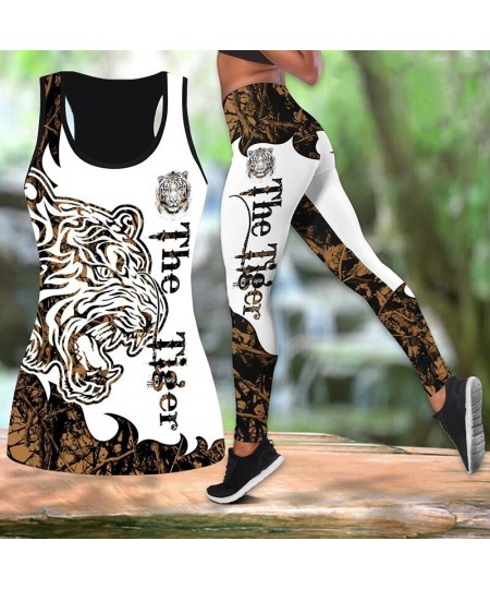 Elegance Sport Tank Top 2 Piece Activewear Set Yoga Pants Yoga Clothes Spring Summer Women Butterfly Printing Yoga Set Yoga $...