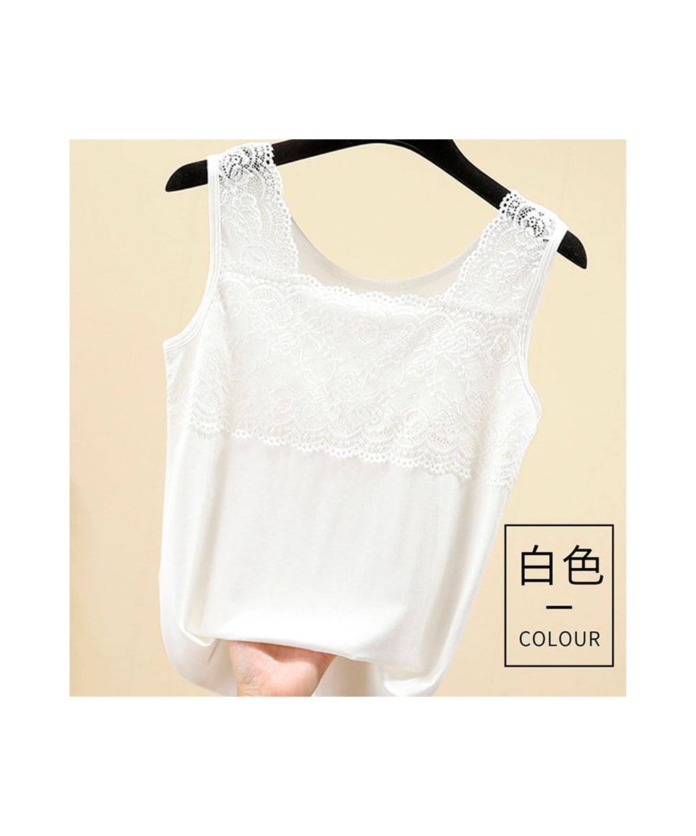 2023 Women Spring Summer Elegant Modal Sling Camisole Lady Lace Square Collar Sleeveless Vest Female Casual Sexy Solid Vest $...