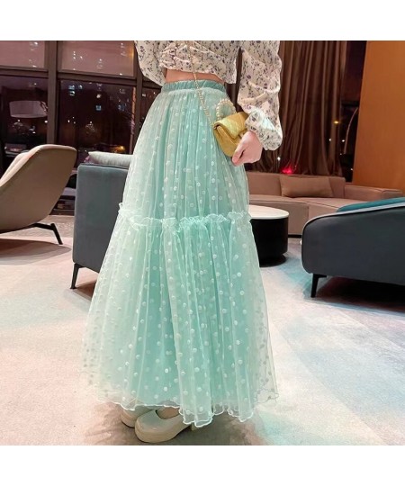 WholeSale 3 Layers 80/90cm Women's Fashion Polka dot Tulle Skirt Mesh Tutu Skirt Bride Party Skirts $50.49 - Skirts