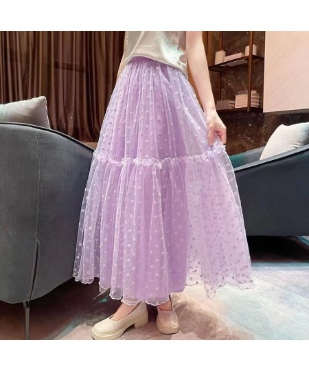 WholeSale 3 Layers 80/90cm Women's Fashion Polka dot Tulle Skirt Mesh Tutu Skirt Bride Party Skirts $50.49 - Skirts