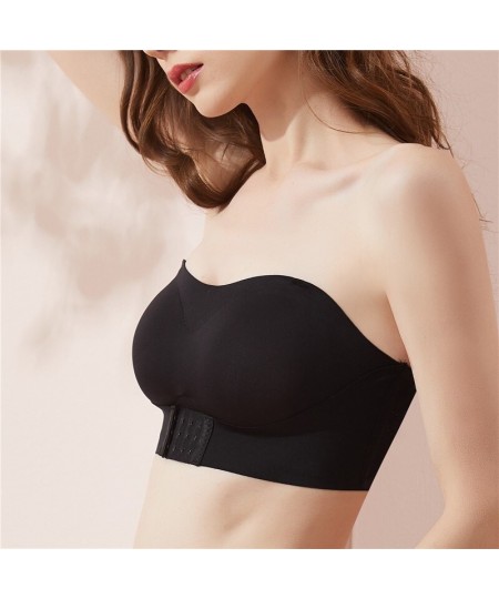 Strapless Bra for Woman Invisible Tube Tops Seamless Breathable Wireless Brassiere No Wire Push Up Bras Lingerie Sexy Bralett...