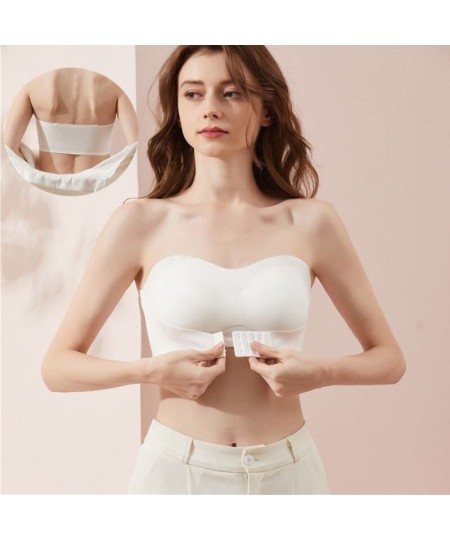 Strapless Bra for Woman Invisible Tube Tops Seamless Breathable Wireless Brassiere No Wire Push Up Bras Lingerie Sexy Bralett...