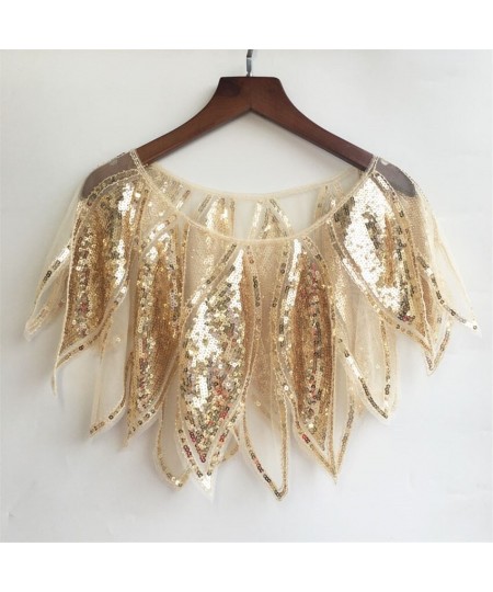 2023 New Elegant Women Lace Shawl Capes Europe and America Lady Sequins Wrap Bolero Accessories Coat Princess Tops Outwear 14...