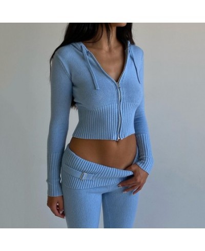 Women Two Piece Sets Tracksuit 2022 Autumn Winter Casual Solid Long Sleeve Hoodie Sweatshirts Female Fashion Trouser Suits $1...