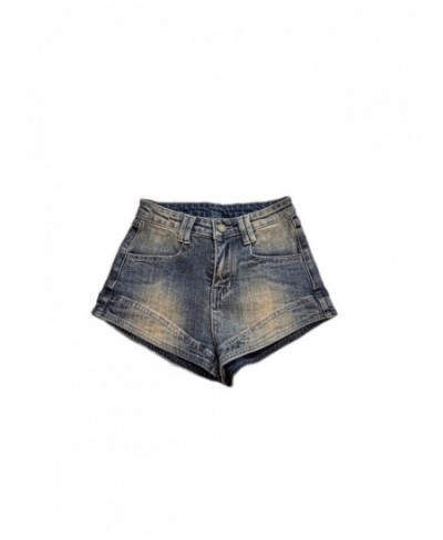 new summer fashion casual sexy cotton stretch brand young female women girls high waist denim shorts $67.47 - Jeans