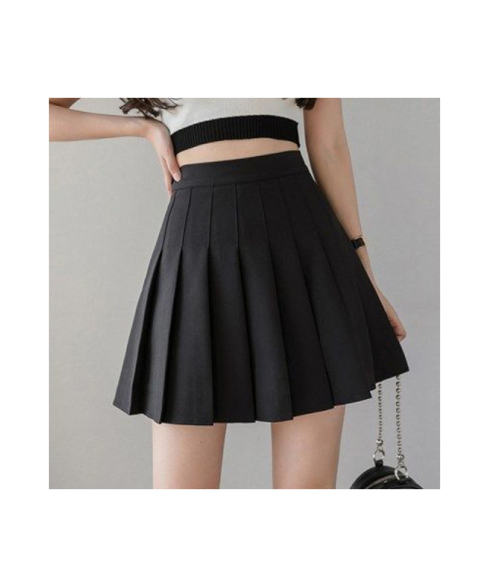 Autumn Korean Skirt Shorts Women High Waist Sexy Mini Skirt School Short Pleated Kawaii Japanese Pink Skirt Female Spring $21...