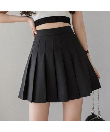 Autumn Korean Skirt Shorts Women High Waist Sexy Mini Skirt School Short Pleated Kawaii Japanese Pink Skirt Female Spring $21...