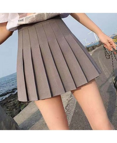 Autumn Korean Skirt Shorts Women High Waist Sexy Mini Skirt School Short Pleated Kawaii Japanese Pink Skirt Female Spring $21...