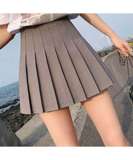 Autumn Korean Skirt Shorts Women High Waist Sexy Mini Skirt School Short Pleated Kawaii Japanese Pink Skirt Female Spring $21...