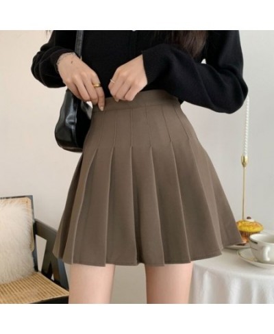 Autumn Korean Skirt Shorts Women High Waist Sexy Mini Skirt School Short Pleated Kawaii Japanese Pink Skirt Female Spring $21...