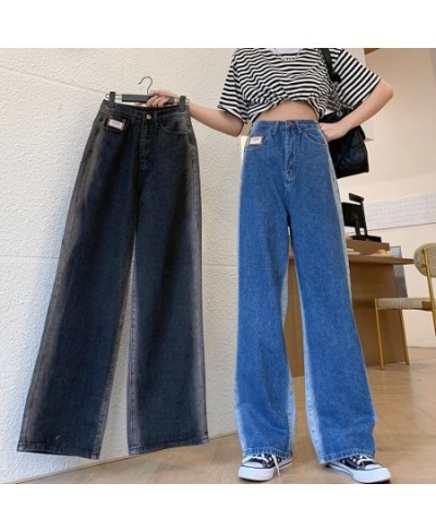 Blue Jeans Woman High Waist Y2k Straight Leg Jeans Women 2022 Female Clothing Denim Korean Fashion Women's Pants Vintage $46....