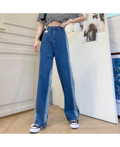 Blue Jeans Woman High Waist Y2k Straight Leg Jeans Women 2022 Female Clothing Denim Korean Fashion Women's Pants Vintage $46....