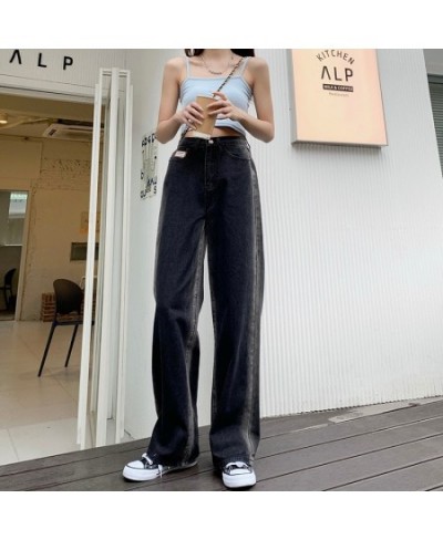 Blue Jeans Woman High Waist Y2k Straight Leg Jeans Women 2022 Female Clothing Denim Korean Fashion Women's Pants Vintage $46....