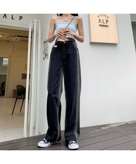 Blue Jeans Woman High Waist Y2k Straight Leg Jeans Women 2022 Female Clothing Denim Korean Fashion Women's Pants Vintage $46....