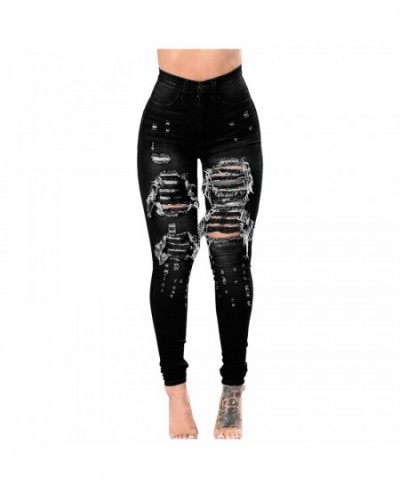 Women High Waist Skinny Jeans With Zipper In The Back Sexy Pencil Stretch Trousers Vintage Solid Jeans Femme Denim Pants джин...