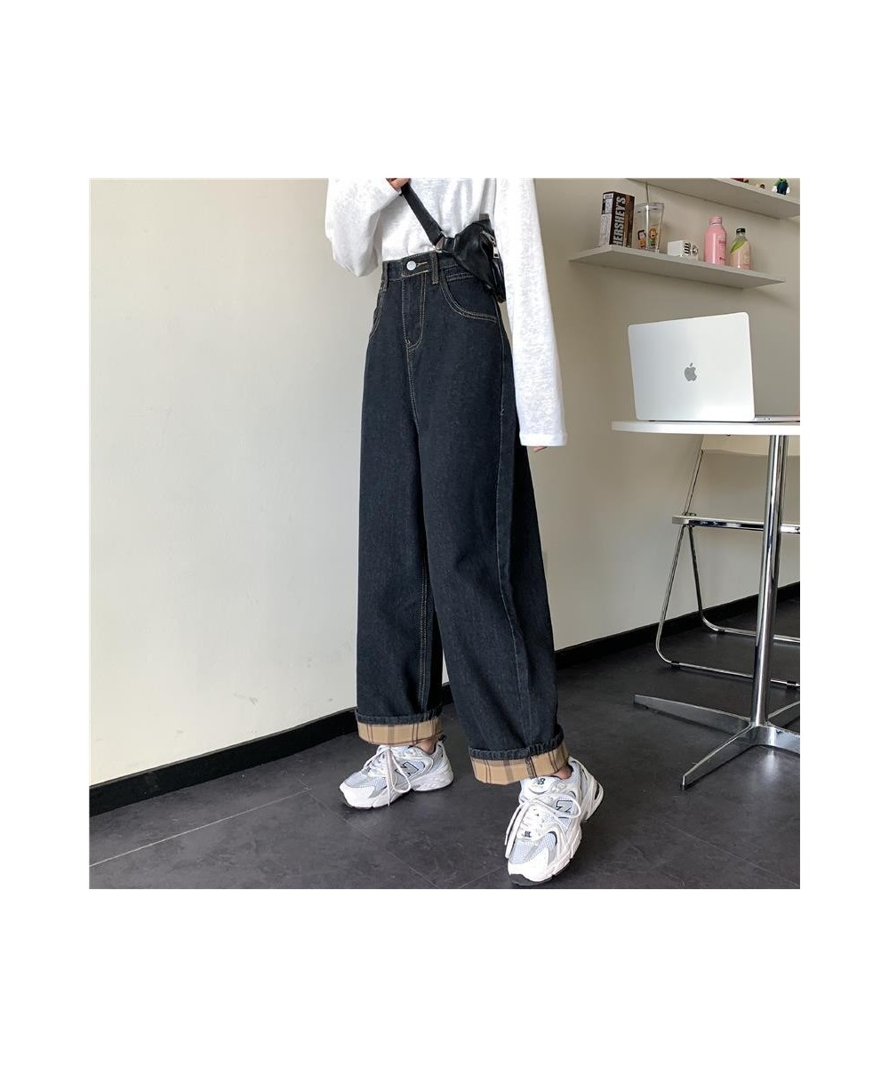 Women Jeans Pants Leisure Loose High Waist Vintage wide leg jeans Women Jean Korean Style All-match Simple Full-length $45.48...