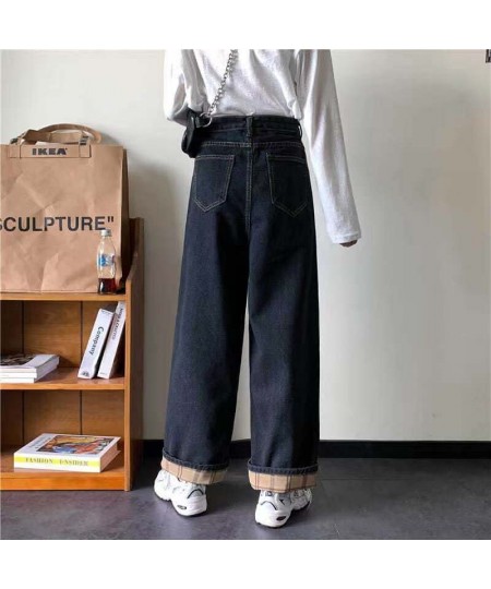 Women Jeans Pants Leisure Loose High Waist Vintage wide leg jeans Women Jean Korean Style All-match Simple Full-length $45.48...